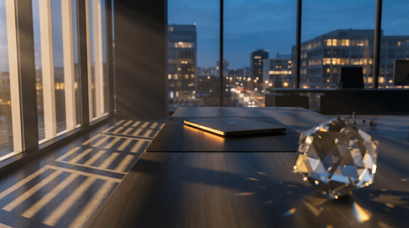 Modern minimalist office interior